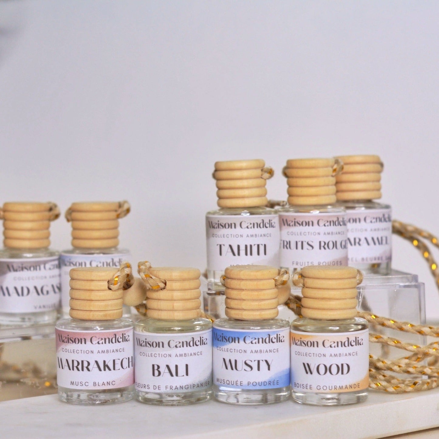 Diffuseurs voiture parfumé- 10ml - Maison Candelia