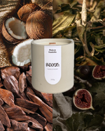 Bougie Artisanale Séoul – Feuille de Figuier | Cire de Soja | Jesmonite