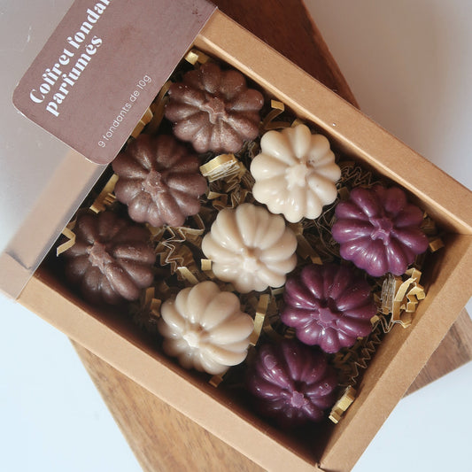 Coffret découverte fondants automne – 3 senteurs Maison Candelia