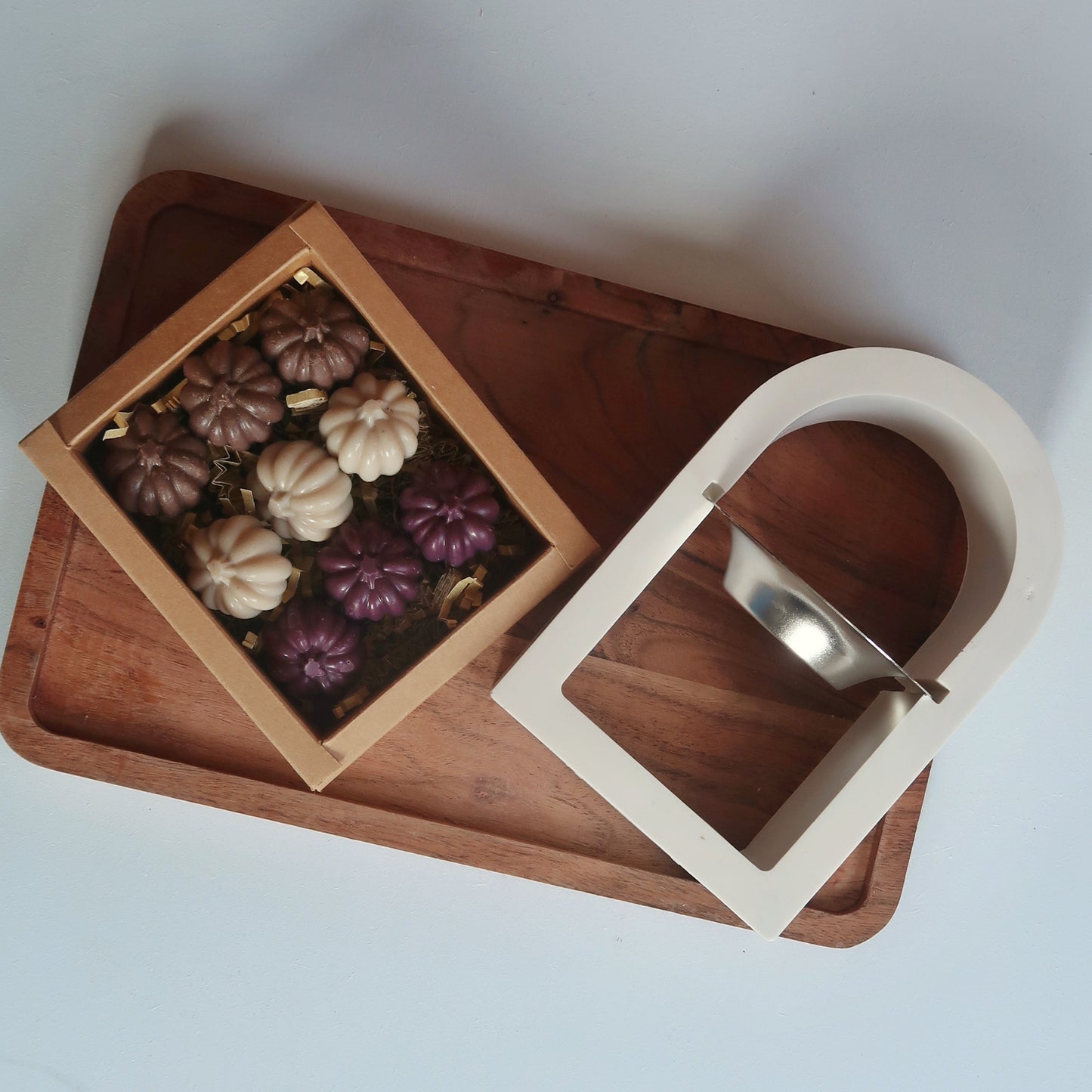 Coffret découverte fondants + brûleur – Maison Candelia