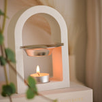 Brûleur à Fondants en Jesmonite – Design Arche | Fait Main | Maison Candelia