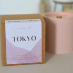 Bougie parfumé Jesmonite Tokyo - Fleurs de cerisier - Maison Candelia