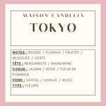 Bougie parfumé Jesmonite Tokyo - Fleurs de cerisier - Maison Candelia