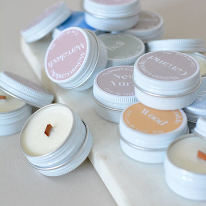 Bougies Parfumées en Cire de Soja - Kit Échantillons x6 - Maison Candelia