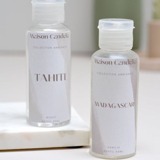 Recharge diffuseurs voitures 50ml - Maison Candelia